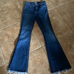 Size 25 Mother Weekender Fray Jeans, “Home Movies”